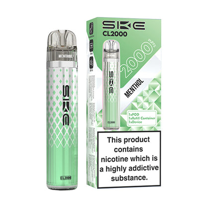 SKE CL2000 Prefilled Pod Kit - Menthol