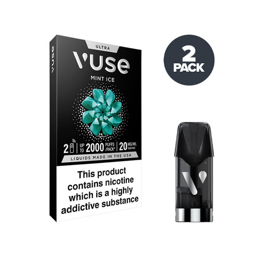 Mint Ice Vuse Ultra Smart Pod and Box