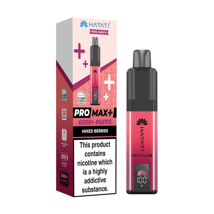 Mixed Berries Hayati Pro Max Plus Kit and Box