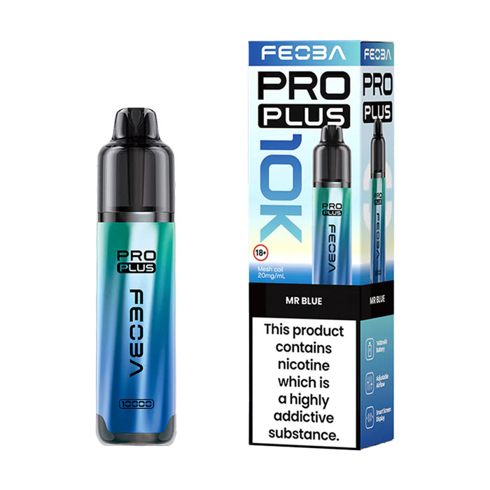 Mr Blue Feoba Pro Plus 30K Pod Kit and Box
