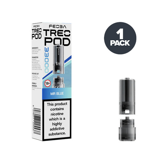 Mr Blue Feoba Treo 33K Prefilled Pods