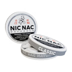 Open can of Nic Nac Classic 3mg Nicotine Lozenges