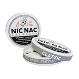 Open can of Nic Nac Classic 3mg Nicotine Lozenges