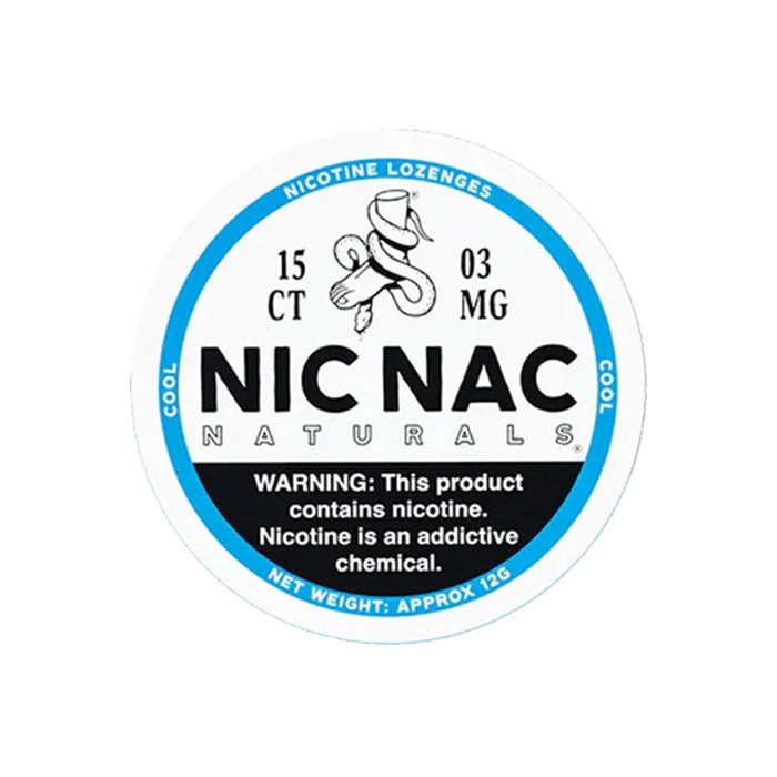 Nic Nac Cool 3mg Nicotine Lozenges