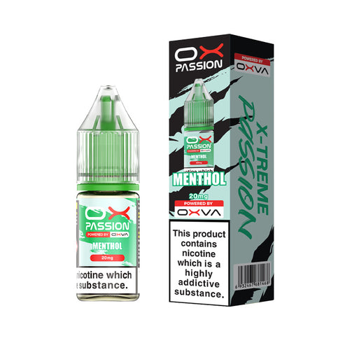 Menthol 10ml Nic Salt E-Liquid by OXVA Ox Passion