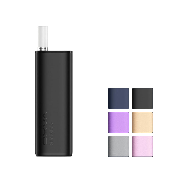 OXVA SlimStick Kit with six squares showcasing all available colours