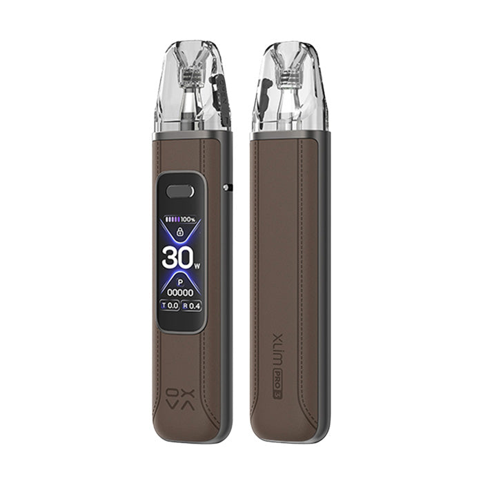 OXVA Xlim Pro 3 Pod Kit - Brown Leather