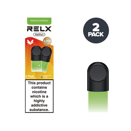 Paradise Mango Relx Pod Pro 2 Pod and Box