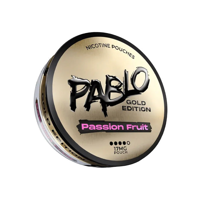 Tub of Passion Fruit 17mg Pablo Gold Edition Nicotine Pouches