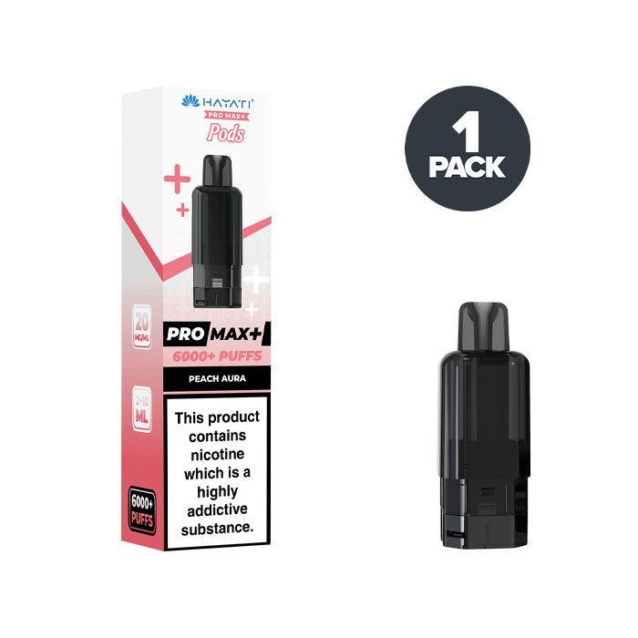 Peach Aura Hayati Pro Max Plus Prefilled Pods