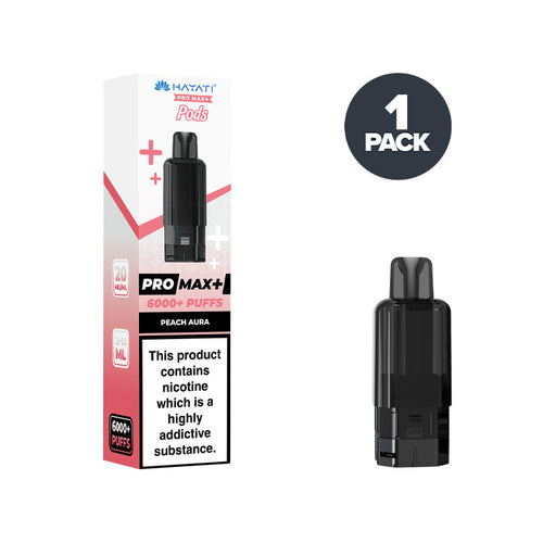 Peach Aura Hayati Pro Max Plus Prefilled Pods