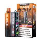 Peach Edition Pyne Pod Click S 30K Pod Kit and Box