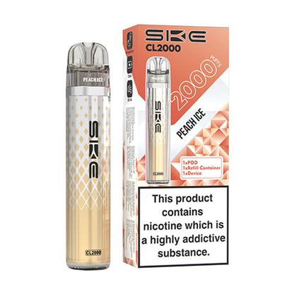 SKE CL2000 Prefilled Pod Kit - Peach Ice