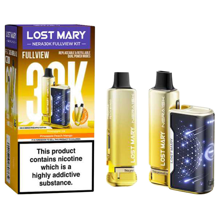 Pineapple Edition Lost Mary Nera 30K Pod Kit