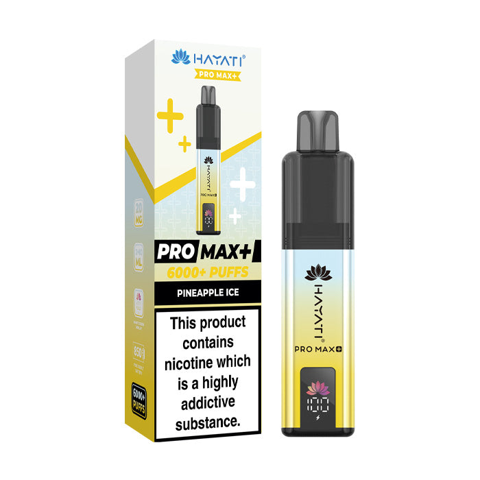 Pineapple Ice Hayati Pro Max Plus Kit and Box