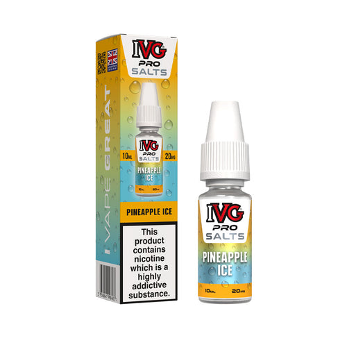 Pineapple Ice Ivg Pro 10ml Nic Salt E-Liquid and Box