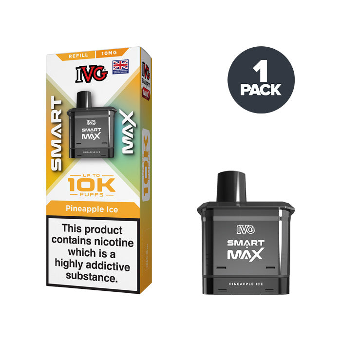 Pineapple Ice IVG Smart Max 10mg Refill Pack and Box