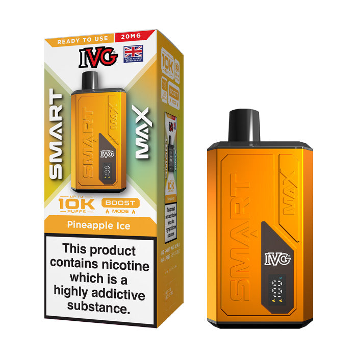 Pineapple Ice IVG Smart Max Prefilled Pod Kit and Box
