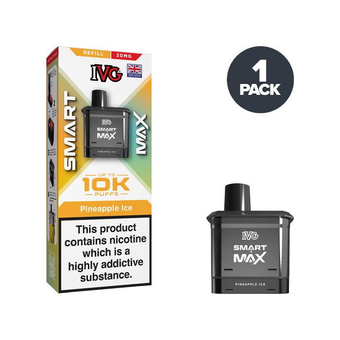 Pineapple Ice 20mg IVG Smart Max Refill Pack and Box