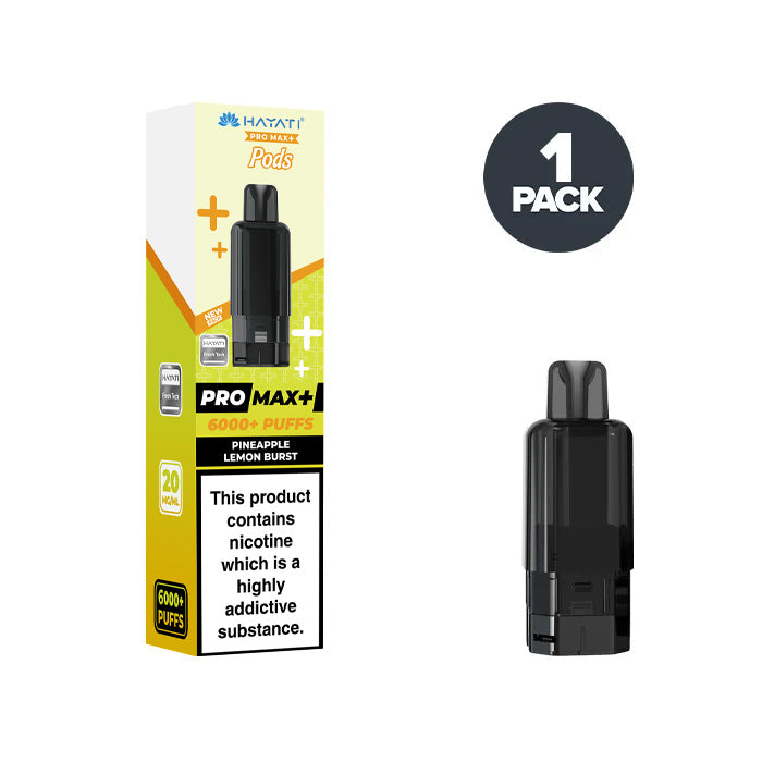 Pineapple Lemon Burst Hayati Pro Max Plus Prefilled Pods