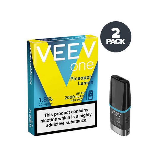 Pineapple Lemon Veev One Prefilled Pod and Box