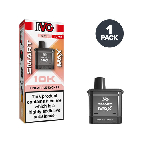 Pineapple Lychee IVG Smart Max Refill Pack and Box