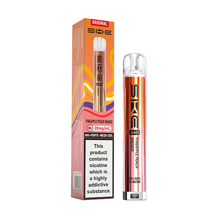 SKE Bar 600 Prefilled Pod Kit - Pineapple Peach Mango