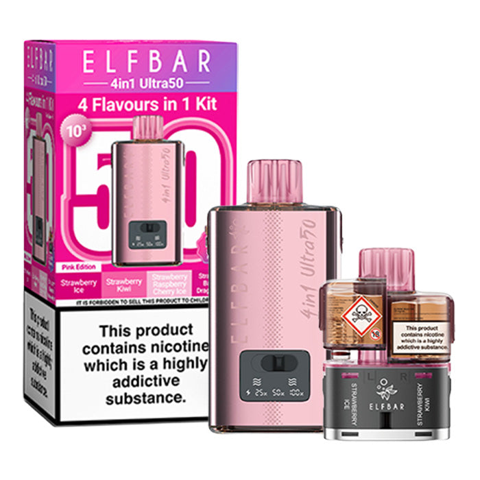 Elf Bar 4 in 1 Ultra 50 Prefilled Pod Kit