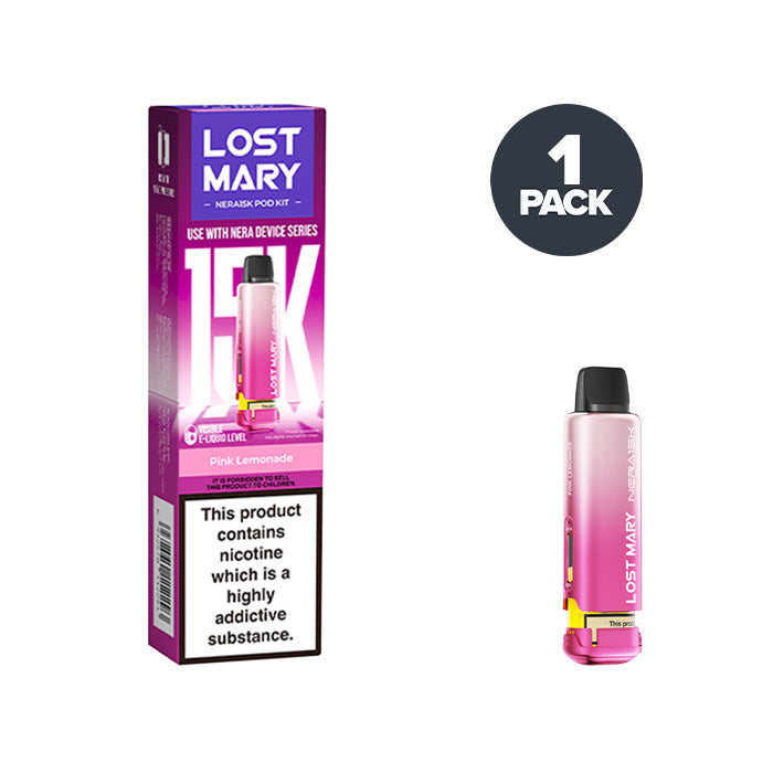 Pink Lemonade Lost Mary Nera 15K Pre-filled Pods