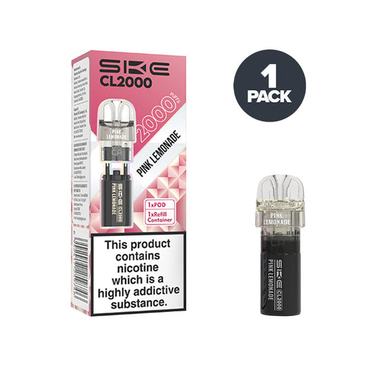 Pink Lemonade SKE CL2000 Prefilled Pods
