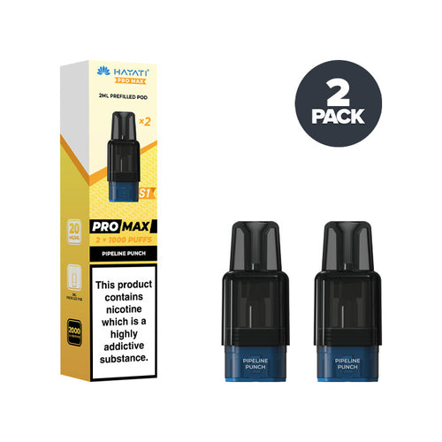 Pipeline Punch Hayati Pro Max S1 Pods and Box