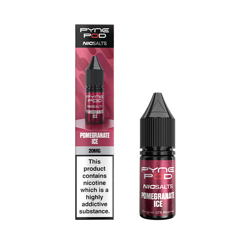 Pomegranate Pyne Pod 10ml Nic Salt E-Liquid and Box
