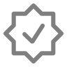 Best Price Guarantee: Grey Tick Icon