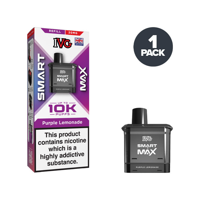 Purple Lemonade  IVG Smart Max Refill Pack and Box