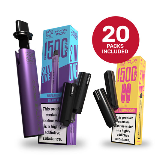 Berry Edition Pyne Pod 2in1 Kit with a pack of Pyne Pod 2in1 Refills