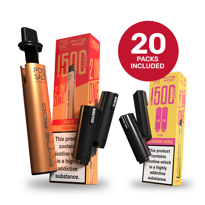 Mango Edition Pyne Pod 2in1 Kit with a pack of Pyne Pod 2in1 Refills