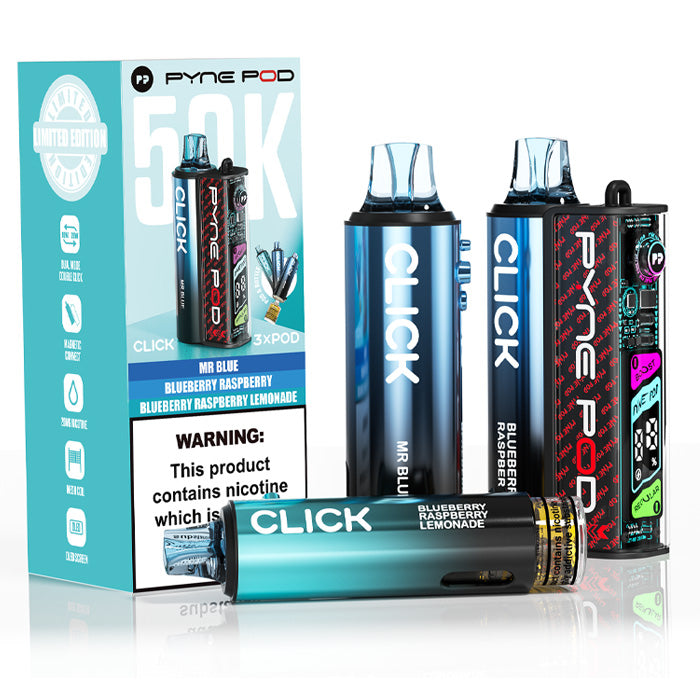 Pyne Pod Click 50K Vape Kit Blue Edition