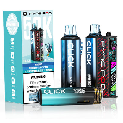 Pyne Pod Click 50K Vape Kit Blue Edition