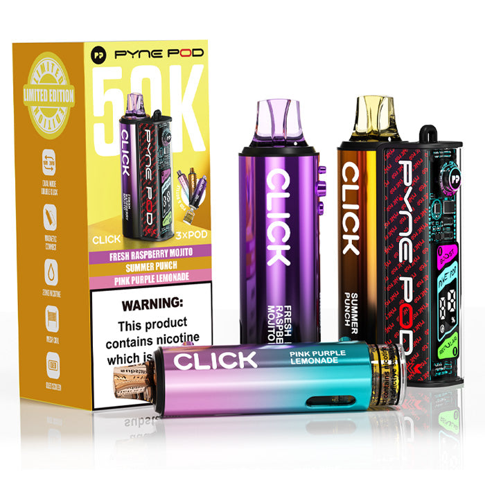 Pyne Pod Click 50K Prefilled Pod Kit Drinks Edition