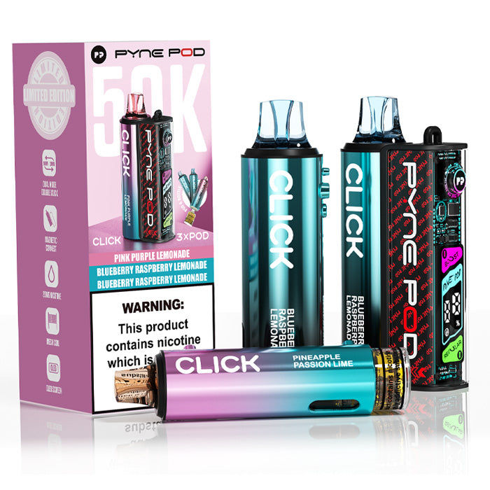 Pyne Pod Click 50K Prefilled Pod Kit Lemonade Edition