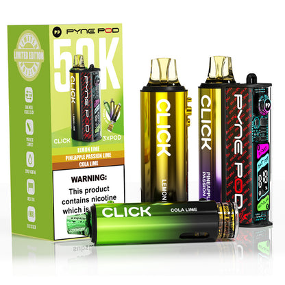 Pyne Pod Click 50K Vape Kit Lime Edition