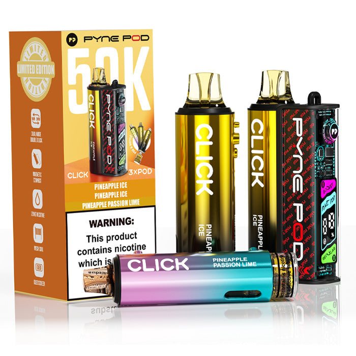 Pyne Pod Click 50K Prefilled Pod Kit Pineapple Edition