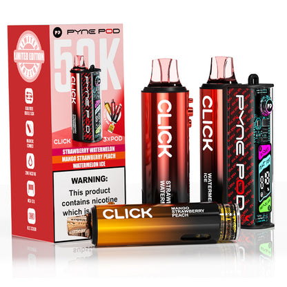 Pyne Pod Click 50K Vape Kit Red Edition