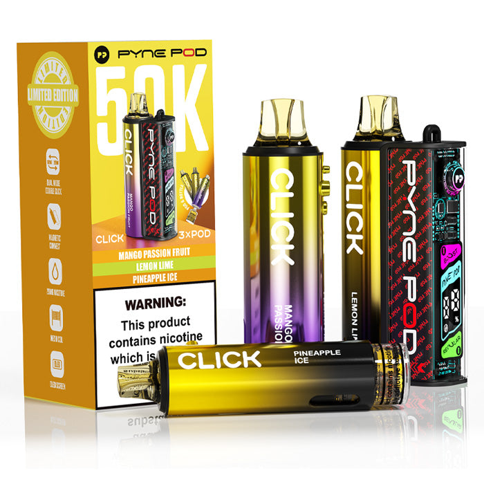 Pyne Pod Click 50K Prefilled Pod Kit Yellow Edition