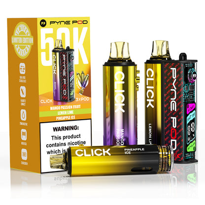 Pyne Pod Click 50K Vape Kit Yellow Edition
