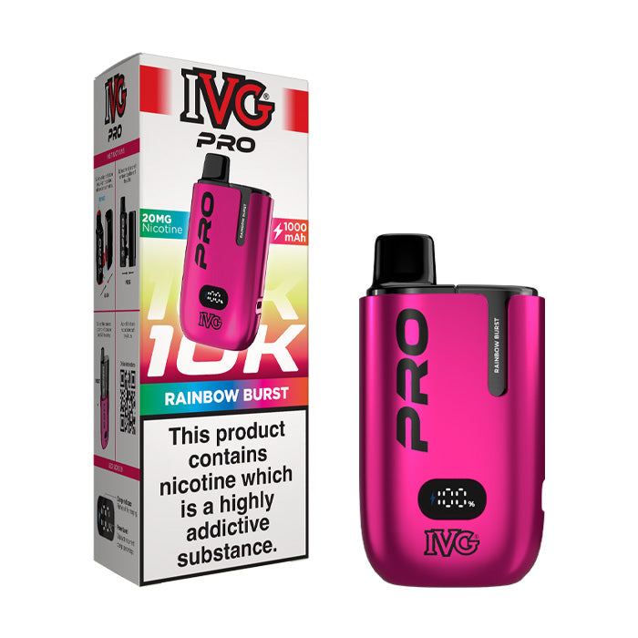 IVG Pro 12 20mg Prefilled Pod Kit - Rainbow Burst
