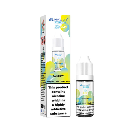 Rainbow Hayati Pro Max 10ml Nic Salt E-Liquid and Box