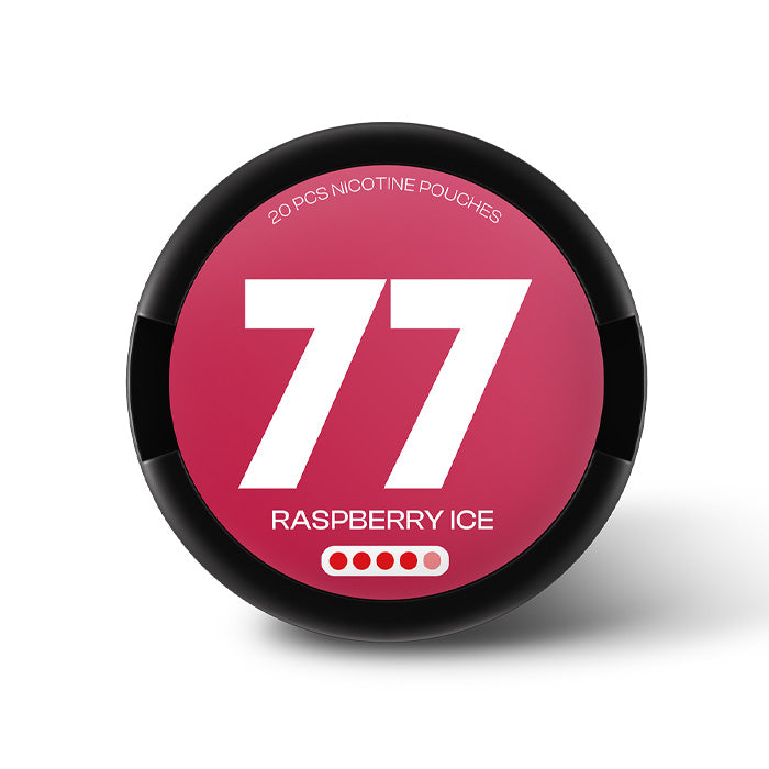 Raspberry Ice 15.6mg 77 Nicotine Pouches