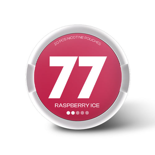 Raspberry Ice 5.2mg 77 Nicotine Pouches