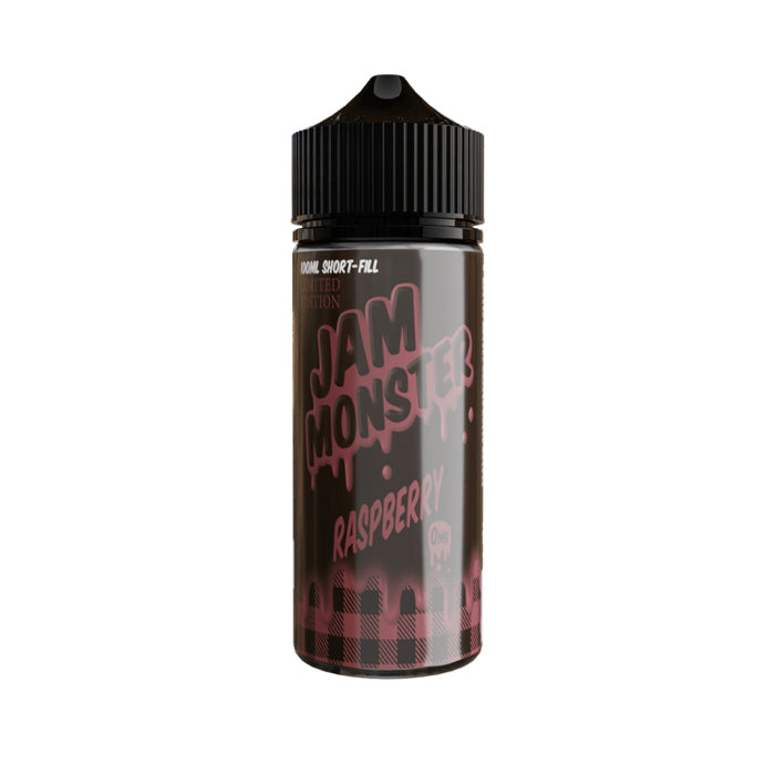 Raspberry 100ml Shortfill E-Liquid by Jam Monster
